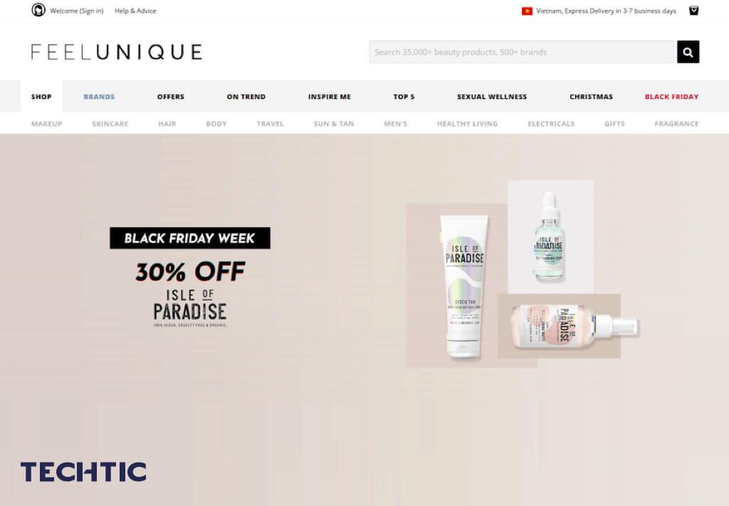 Feel Unique uses Headless Commerce