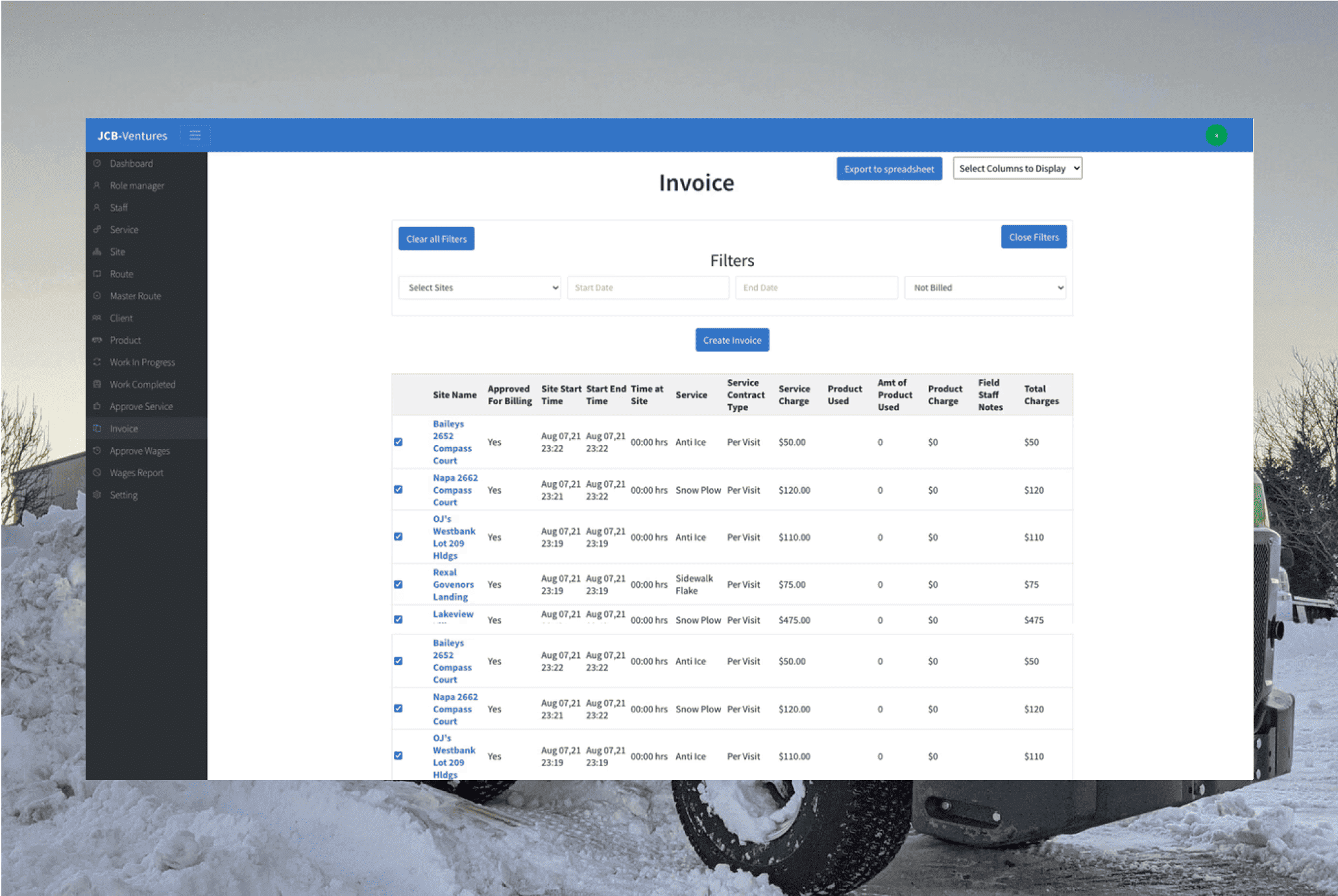 Invoice Generating Feature - Mobile App Development