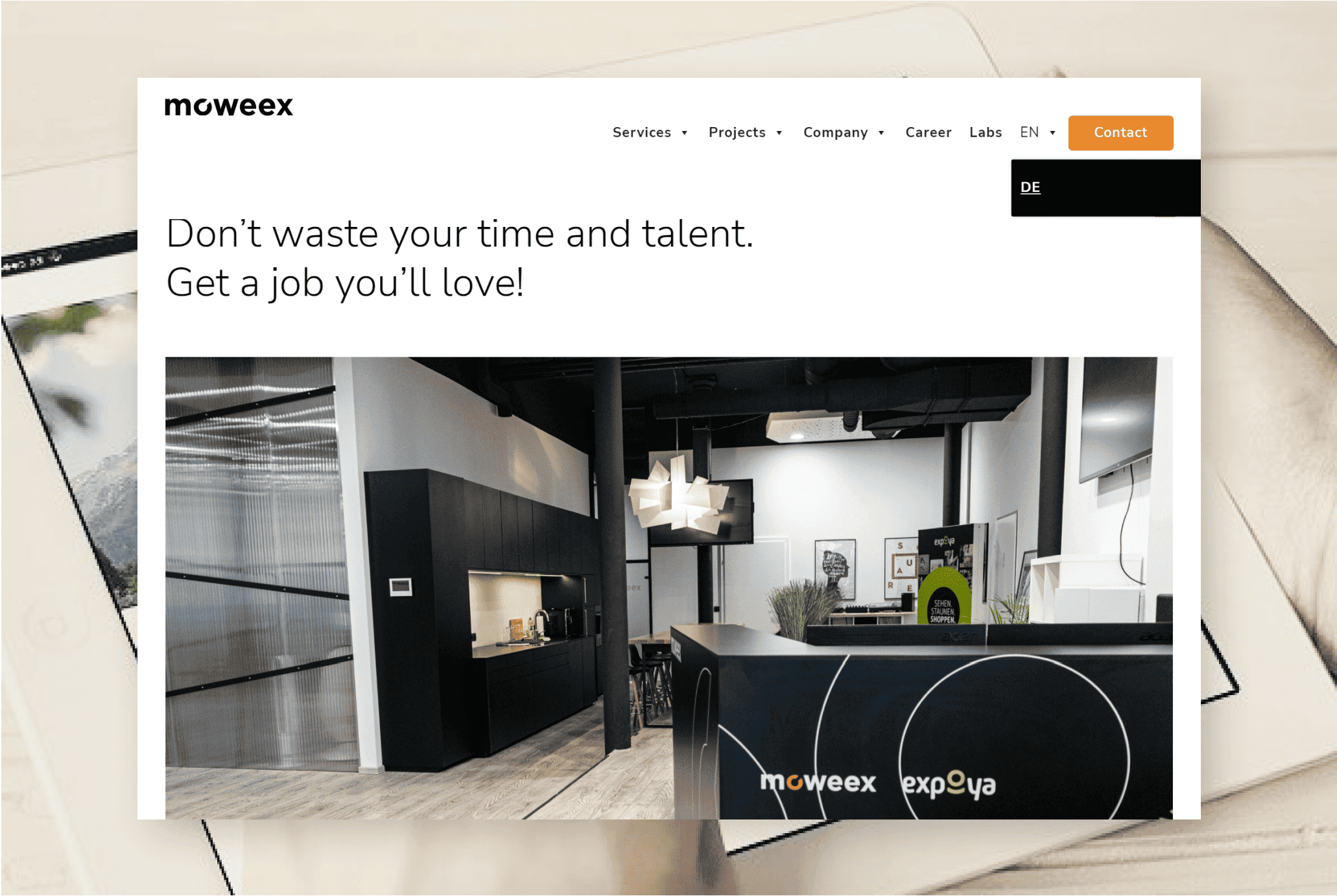 WordPress Development for Austria based Software Development - Moweex