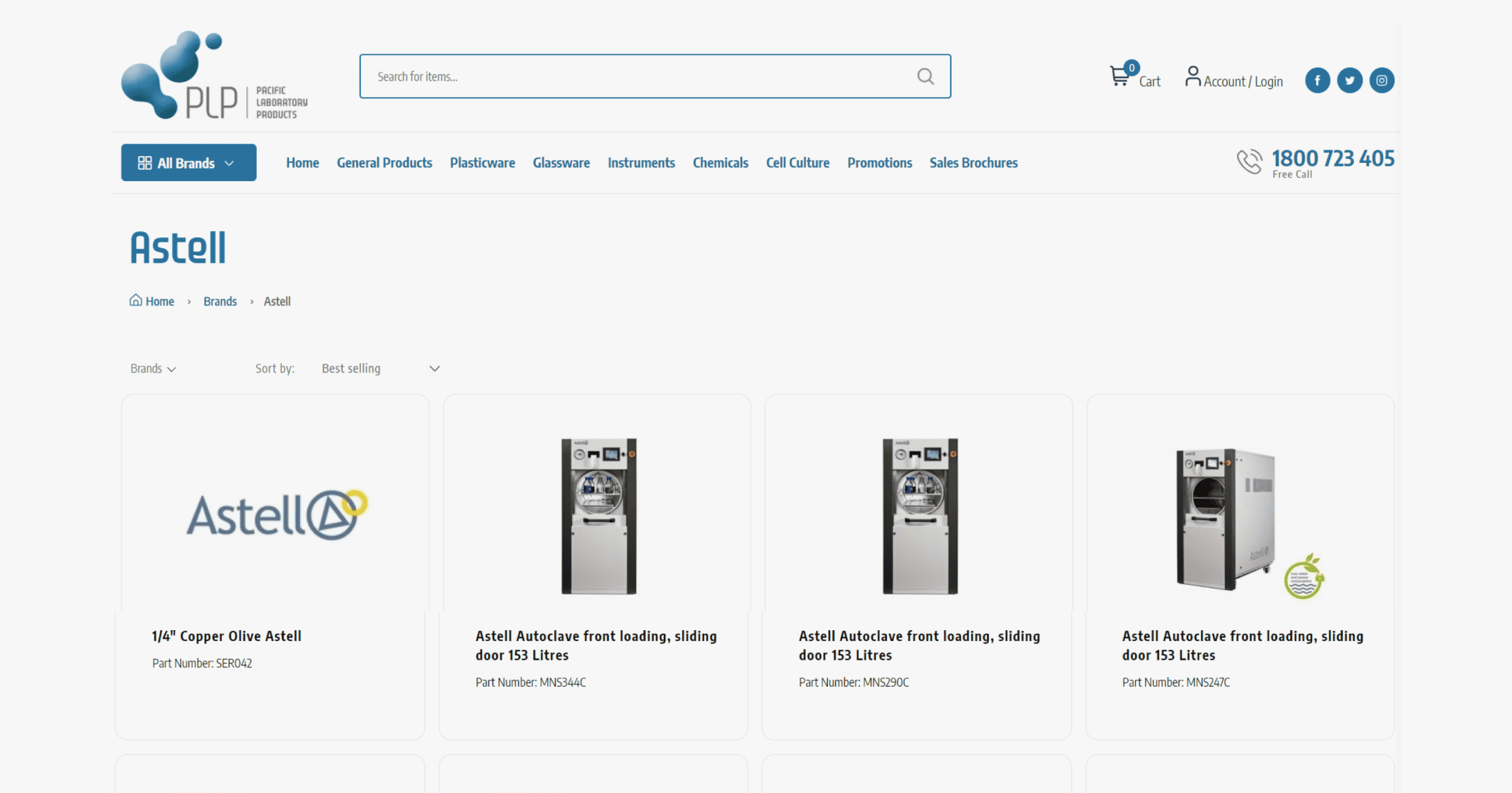 Shopify Store Development - Pacific Lab