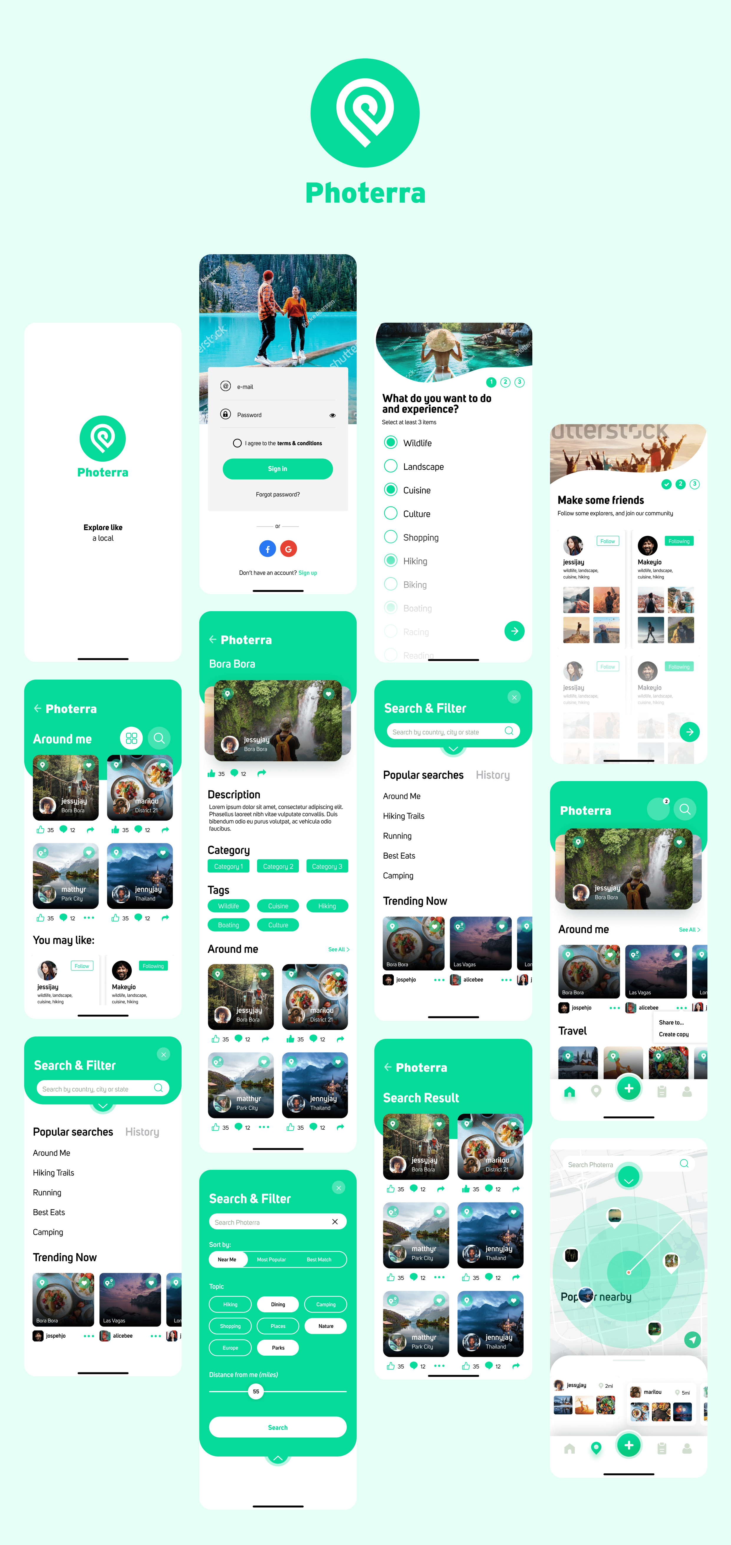Travel App Development -Photerra