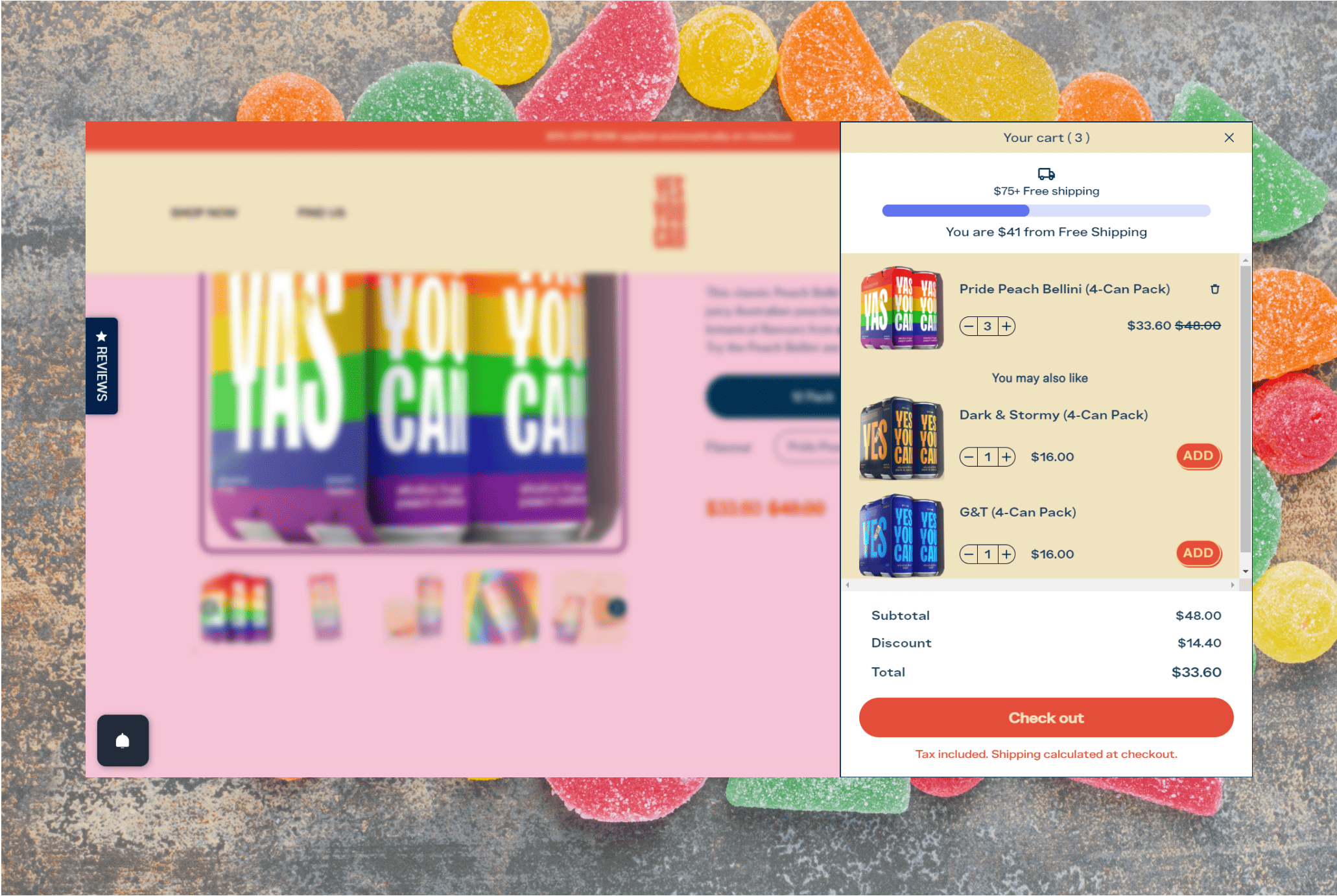 Alcohol Free Cocktail Shopify Store Development - Yes You Can