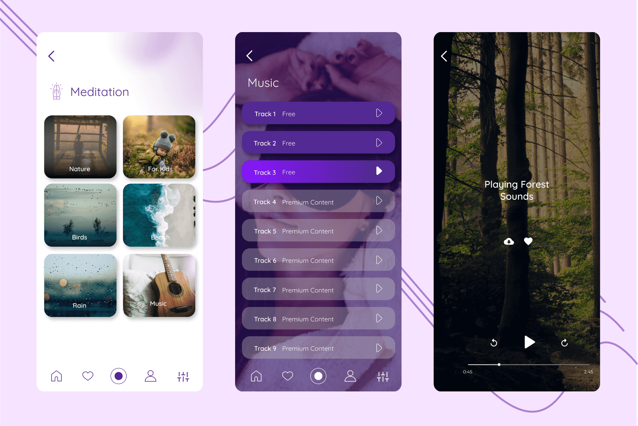 Mindful Meditation Mobile Application Development - The Balm App
