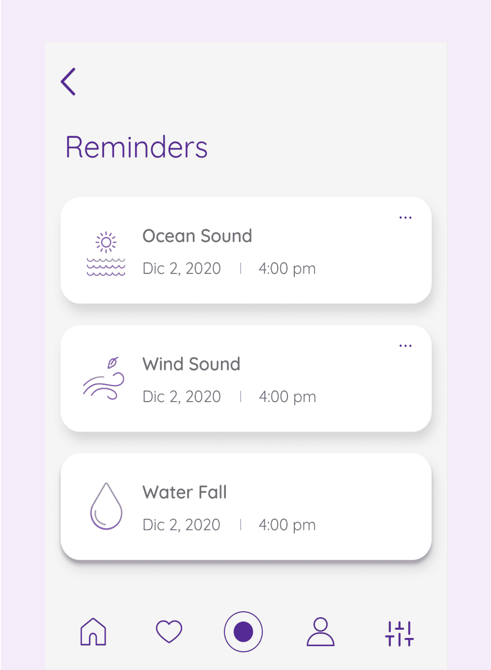Reminder Scheduling And Management - Meditation Mobile App Development - The Balm App