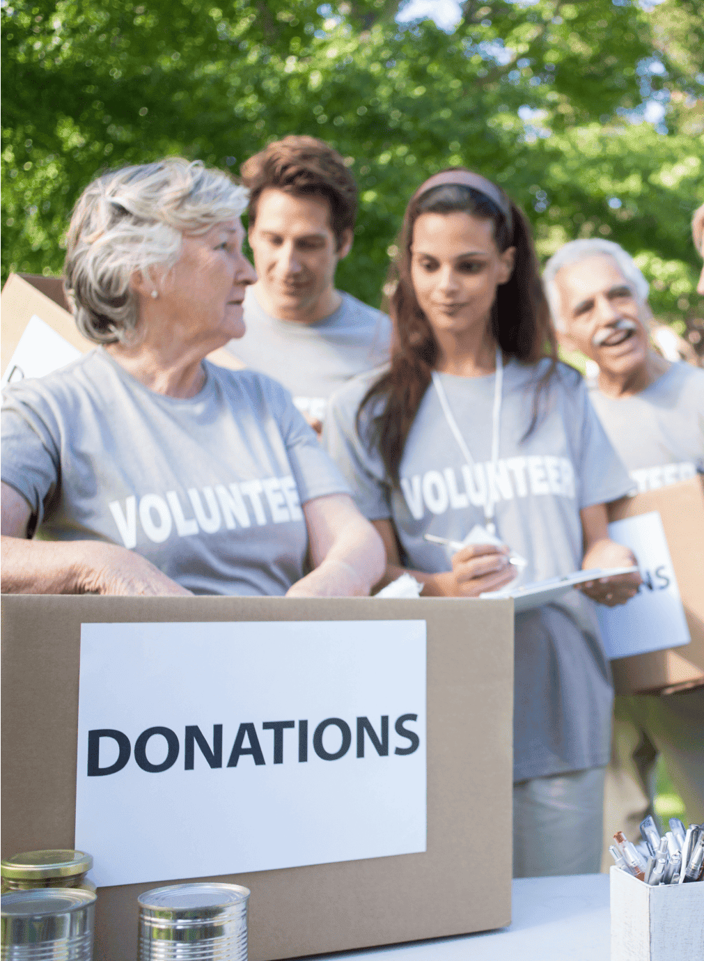 A group of volunteers
