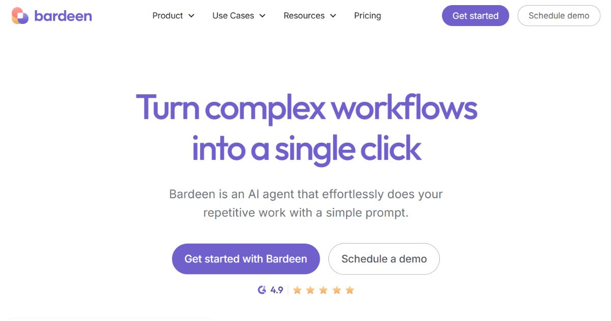 Bardeen - Mobile app AI for Automation and Efficiency