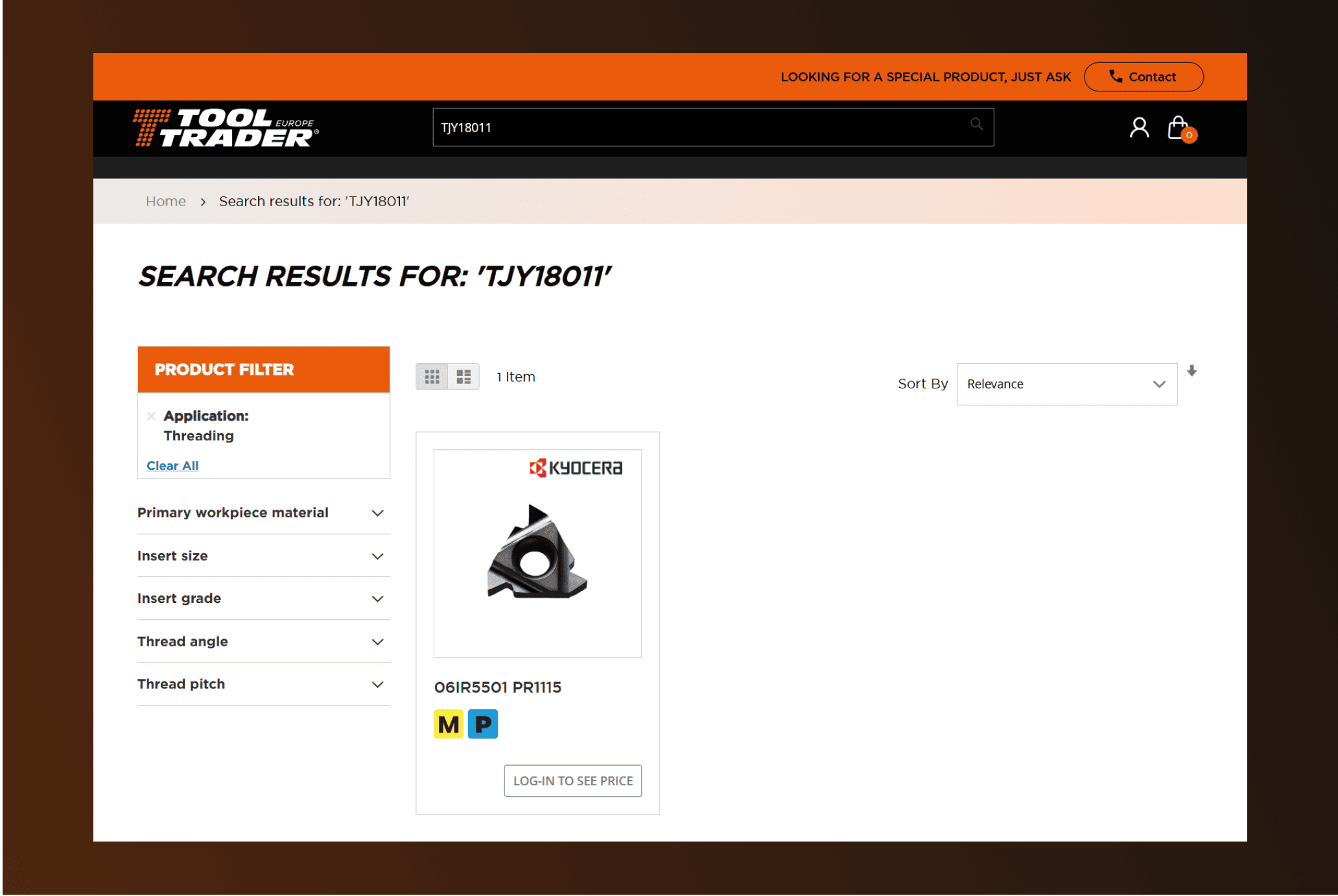 Tool Trader- Implementing advanced search functionality for improving the product discoverability