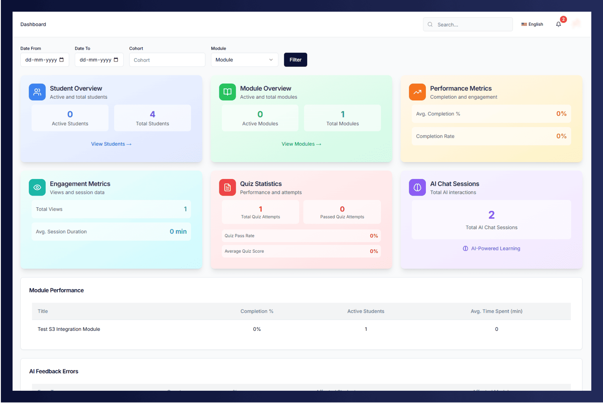HEP - Generated Creative and easily accessible Admin Toolkit for the Professors and administrators