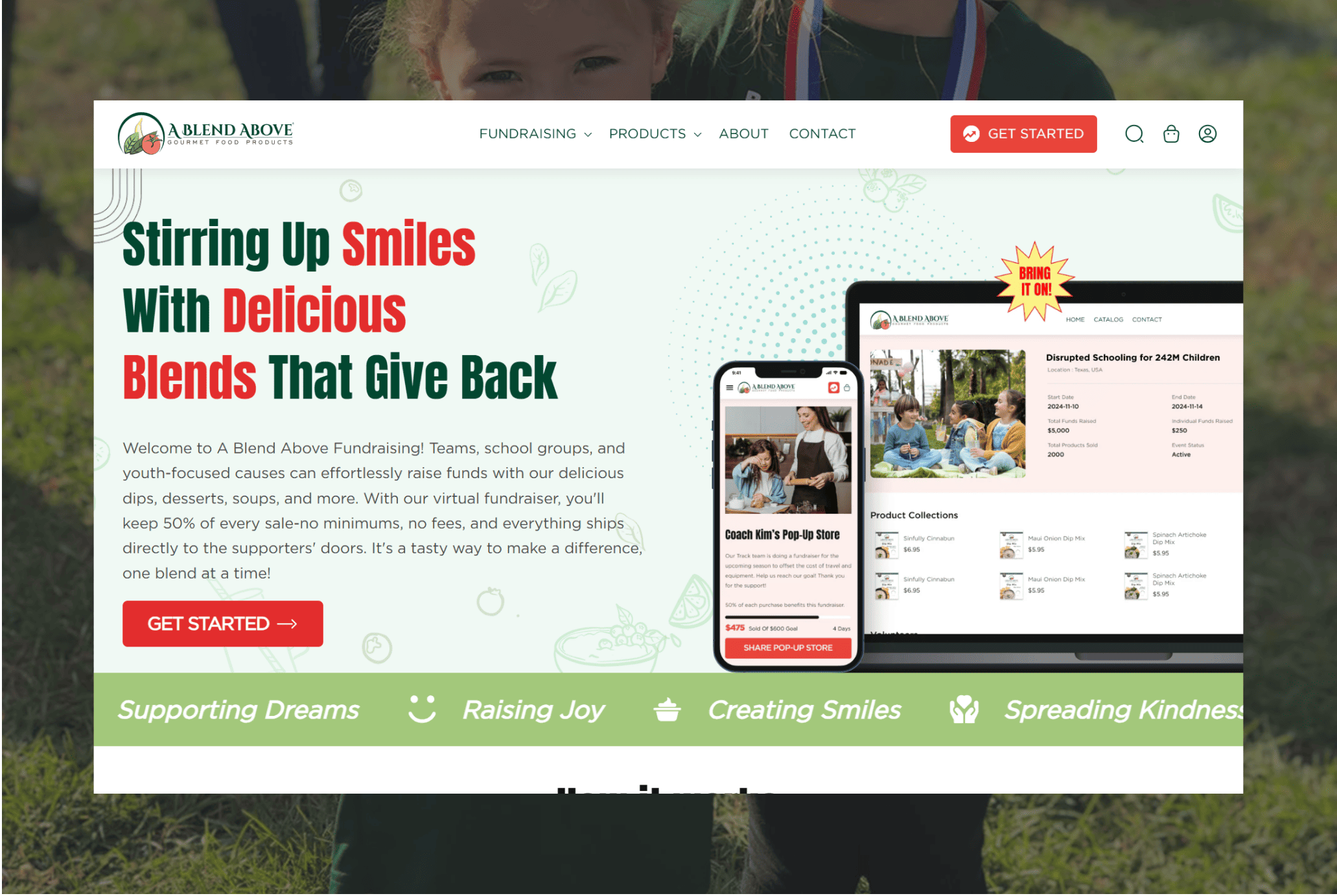 A Blend Above providing quick and convenient solutions for meals, snacks, and desserts