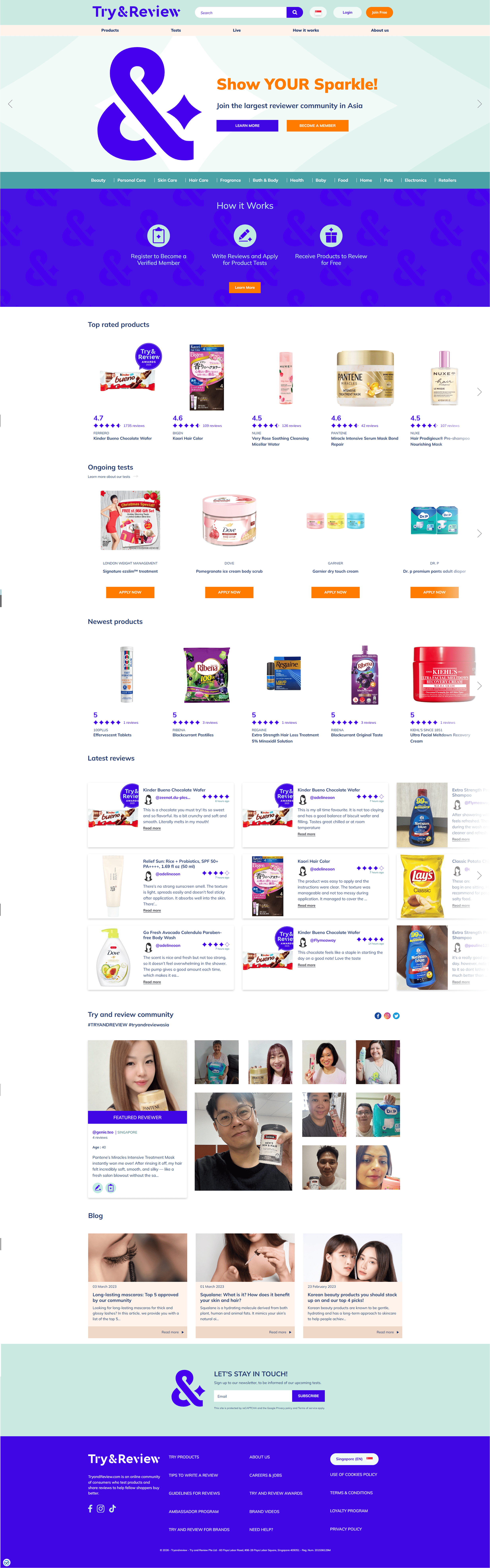 Try and Review-The platform is designed to help brands build reputation through genuine feedback rather than traditional advertising