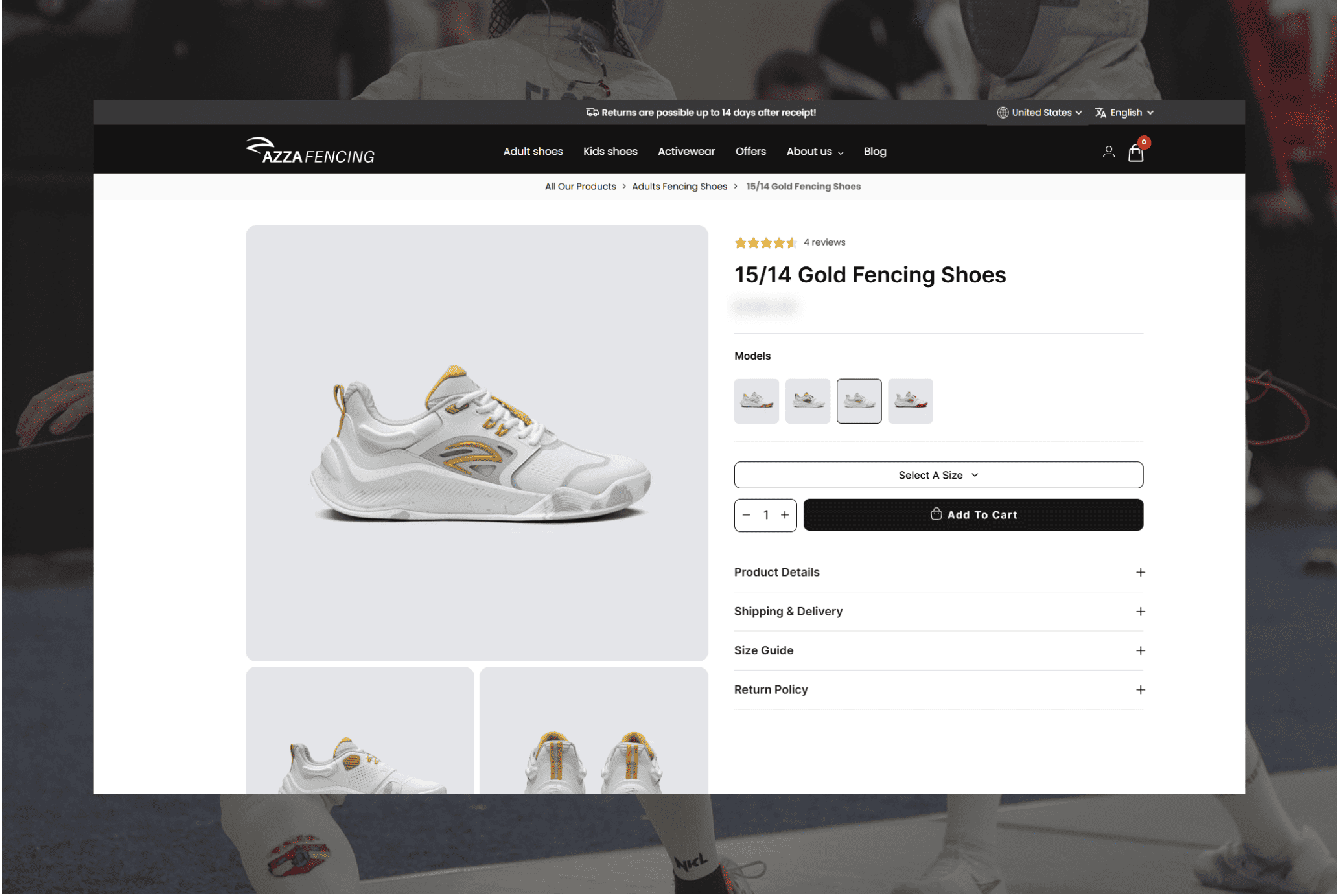 Azza Fencing-Product Page Optimization