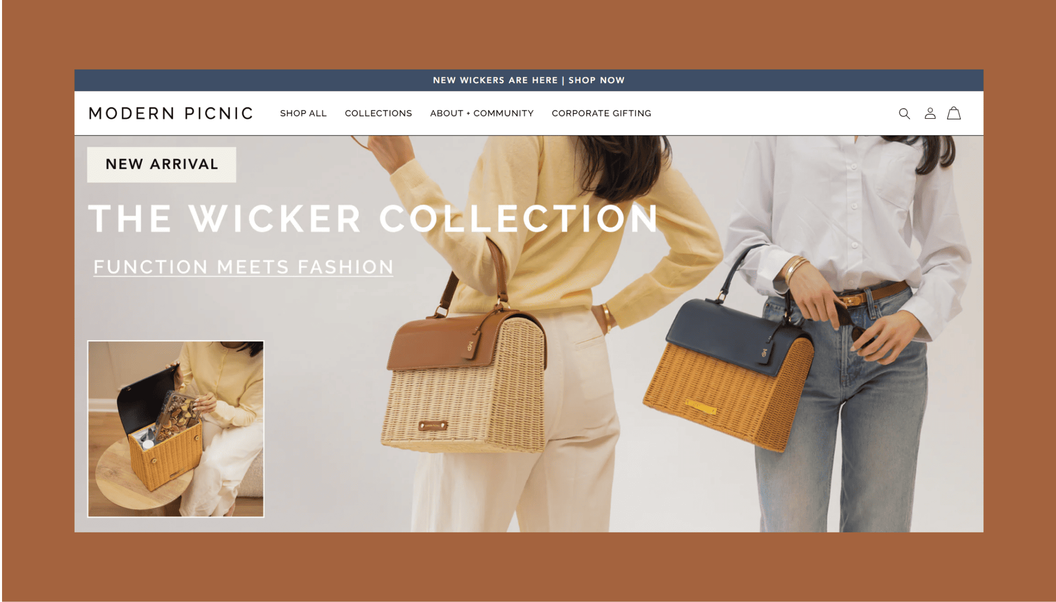 Techtic X Modern Picnic-Homepage