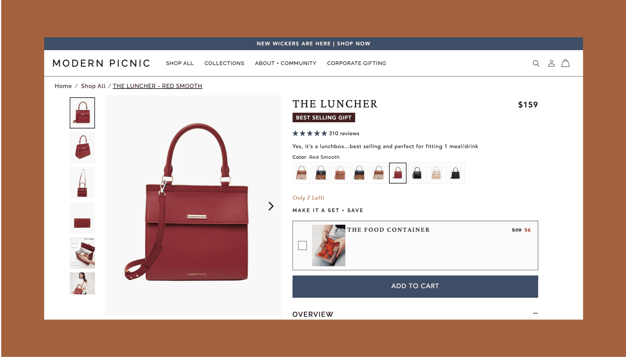 Techtic X Modern Picnic-Product Detail Page