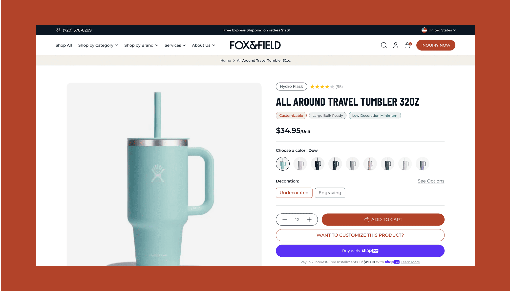 Techtic X Fox & Field - Product Detail Pages