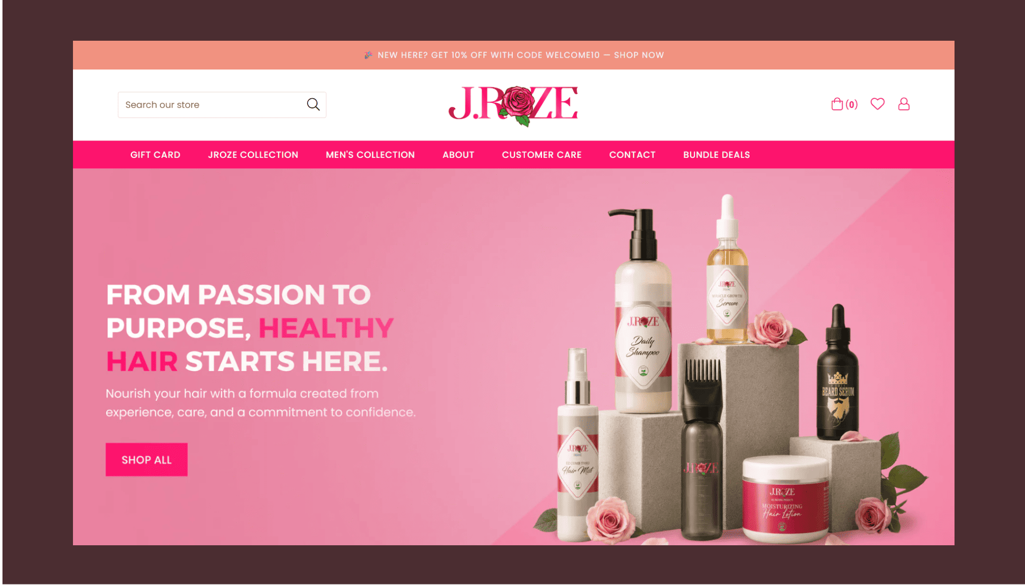 Techtic X JRoze Collection-Homepage
