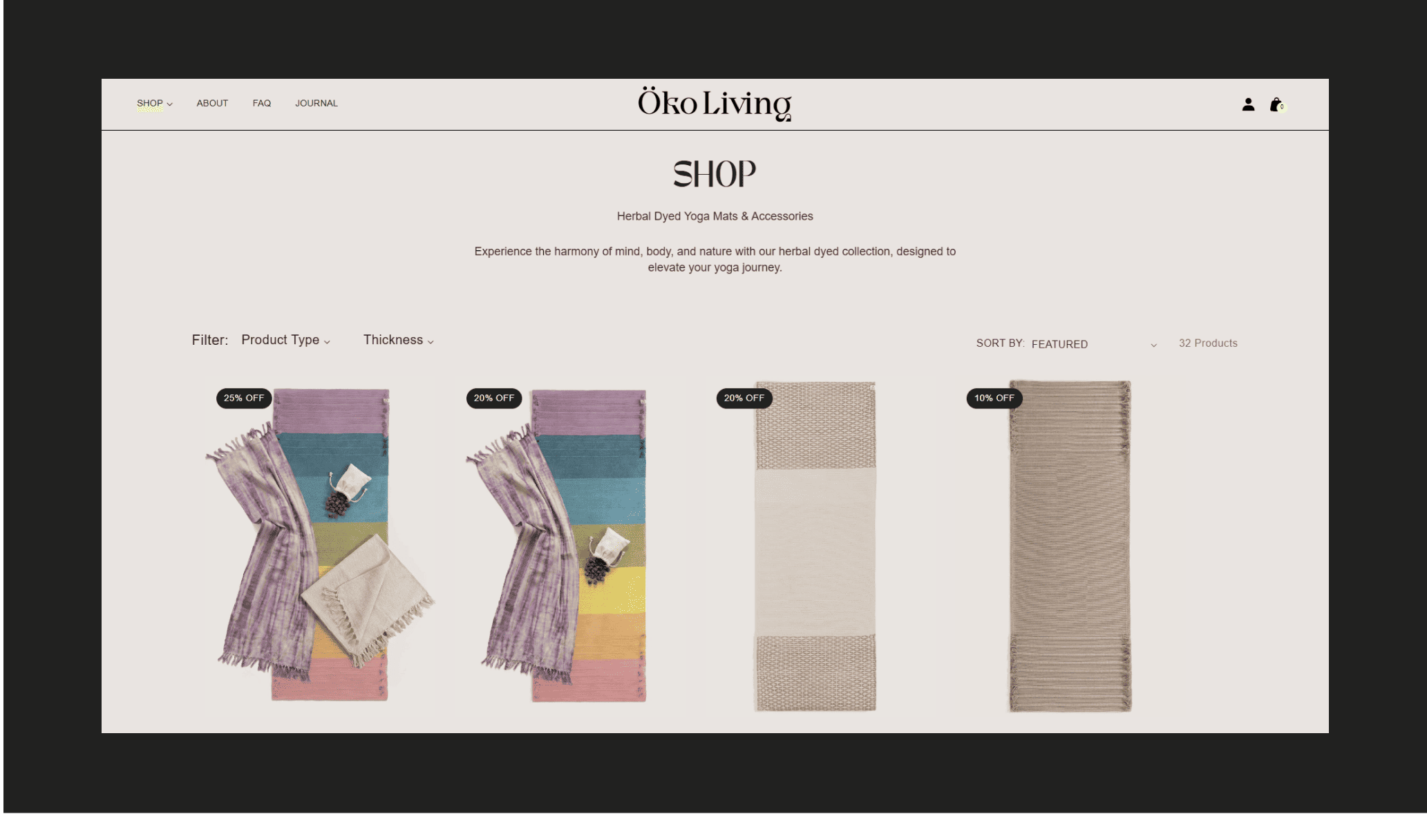 Techtic-OKO-Living-product-listing-page